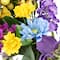 24&#x22; Multicolor Floral, Eucalyptus &#x26; Olive Spring Wreath